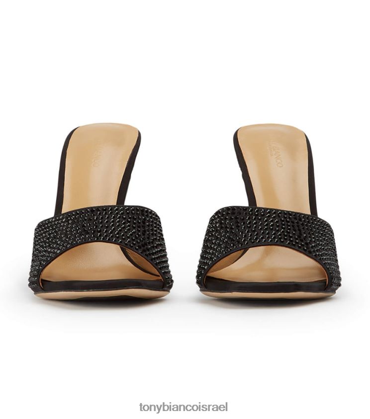 נעלי עקב | נשים סאטן שחור Tony Bianco נעלי עקב של serri 8BNR8T162